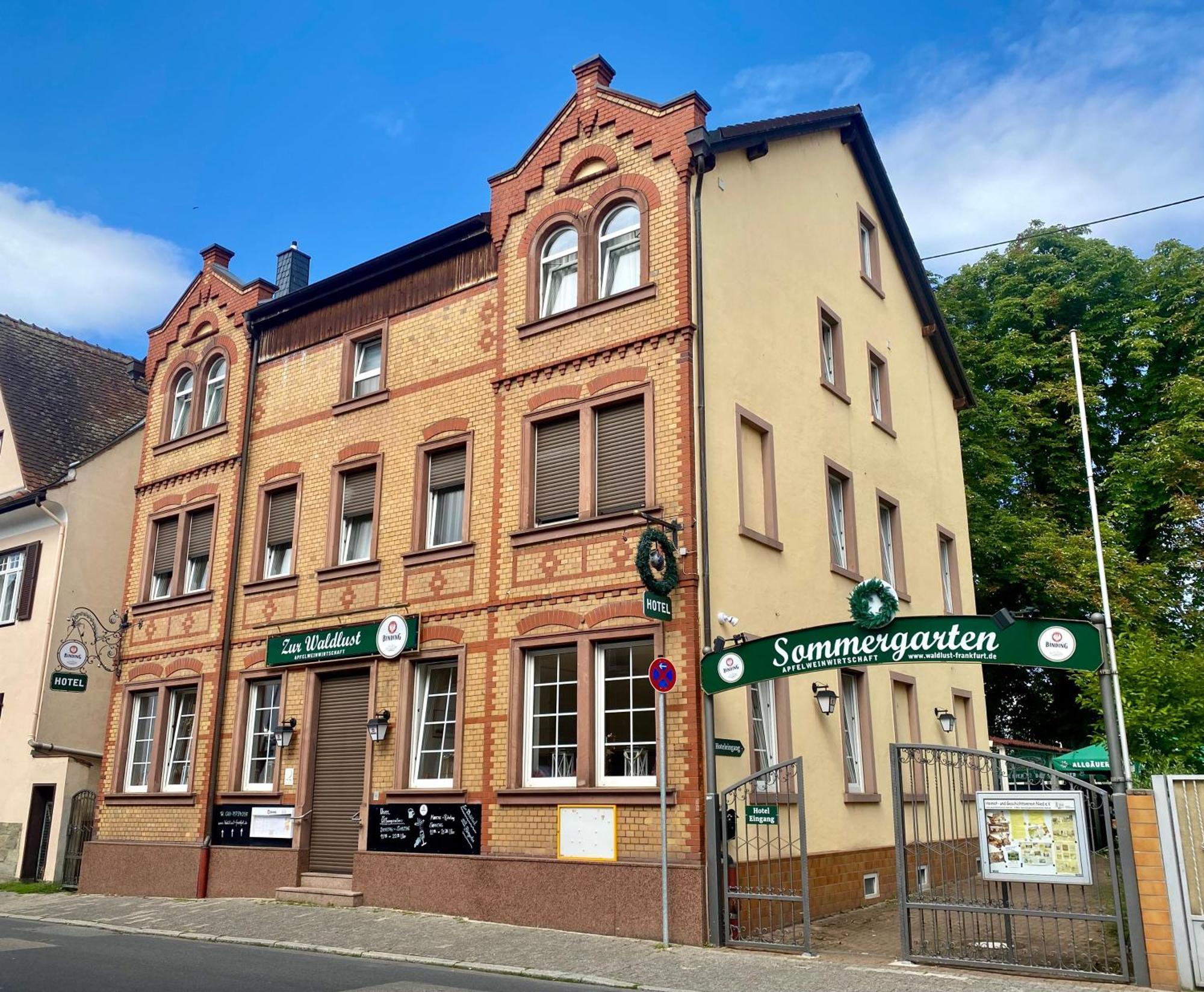 Zur Waldlust Hotel Frankfurt am Main Buitenkant foto